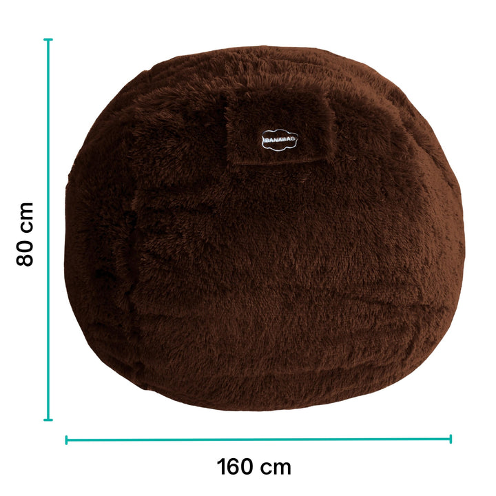 Puf Gigante em Pele - 160 cm - Banabag