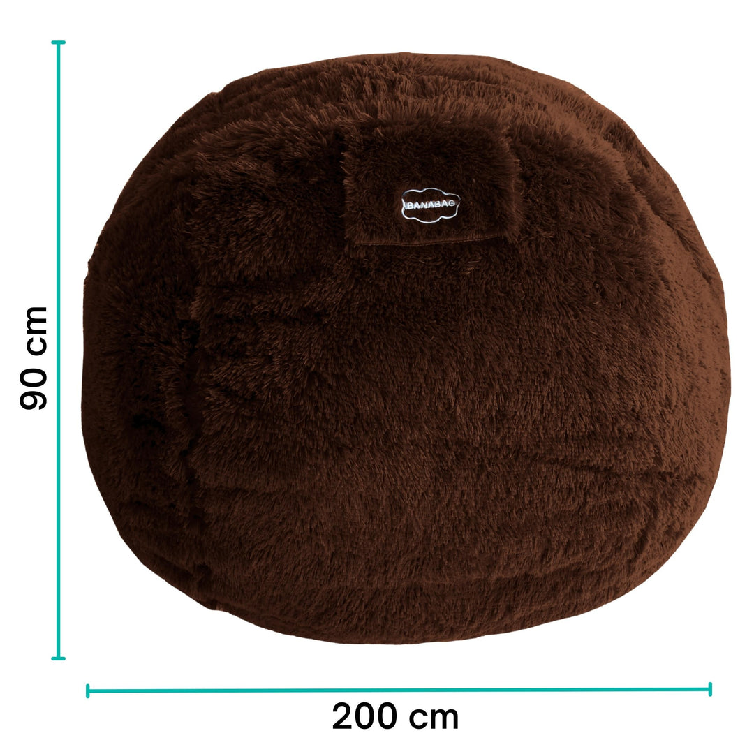 Puf Gigante em Pelo - 200 cm - Banabag
